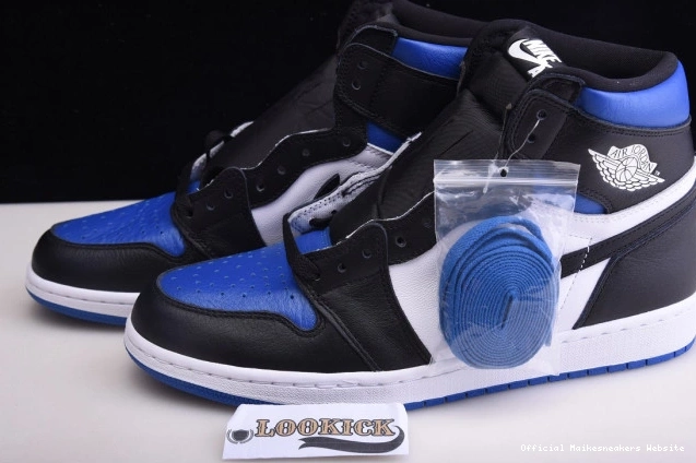 Official Maikesneakers Jordan 1 Game 555088-041 Royal OG Air High Retro 0815